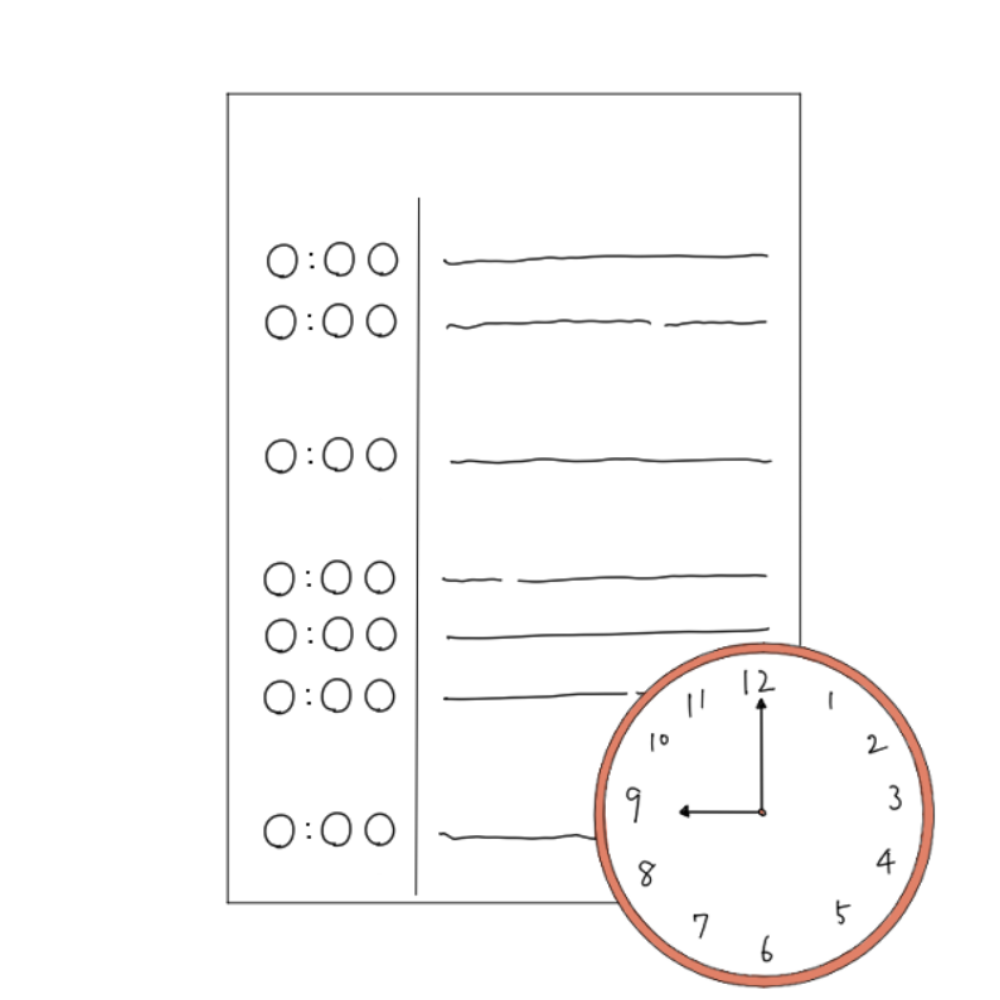 TIME SCHEDULE
